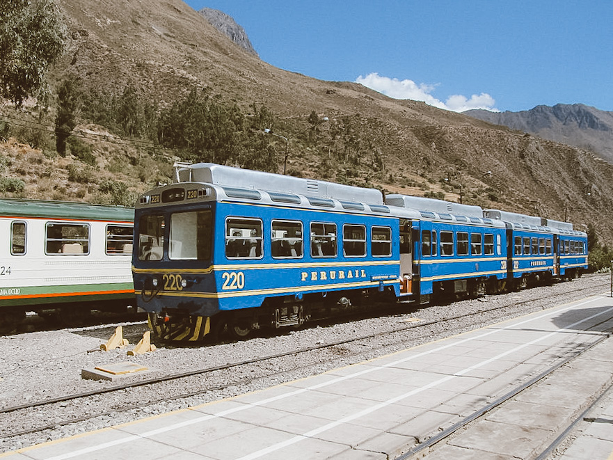 Trem para águas Calientes, a forma mais confortável de chegar em Machu Picchu