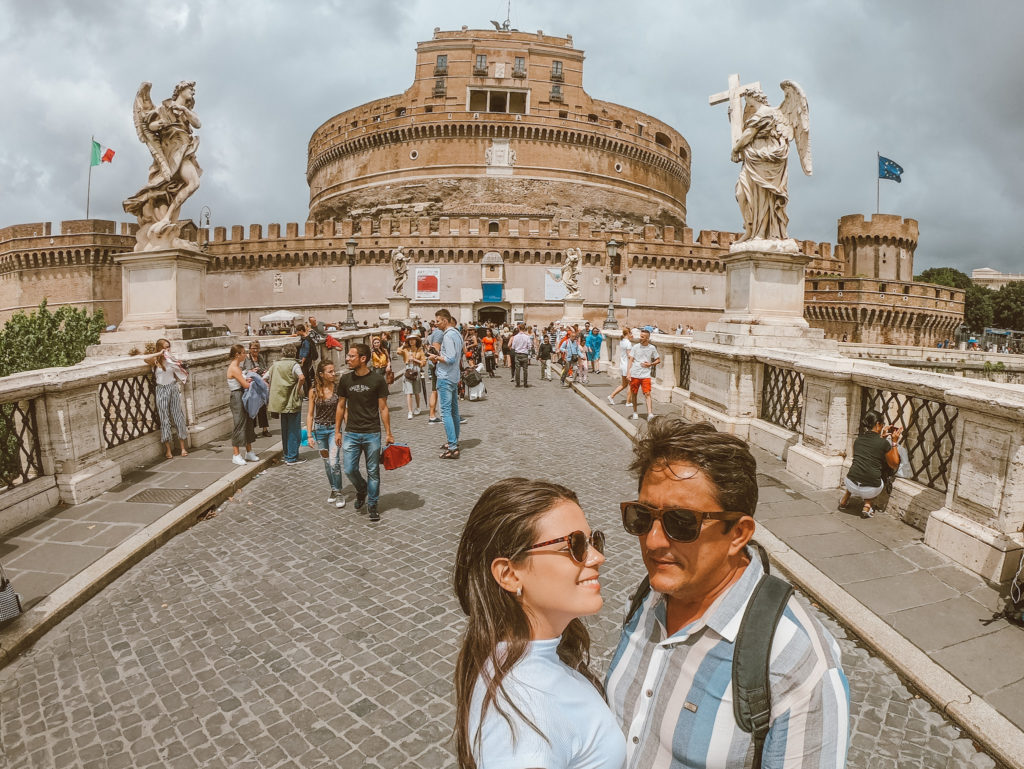 Um passadinha no Castel Sant’Angelo que fica próximo ao Vaticano