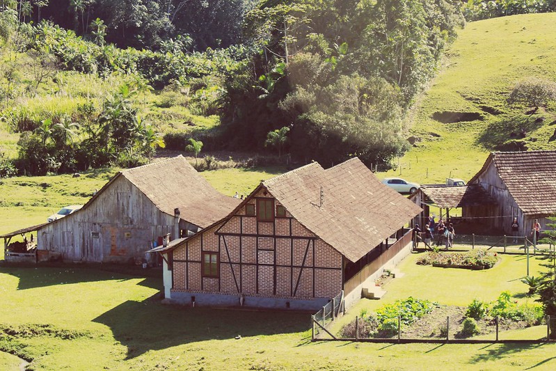 Casinha típica na Vila de Itoupava
