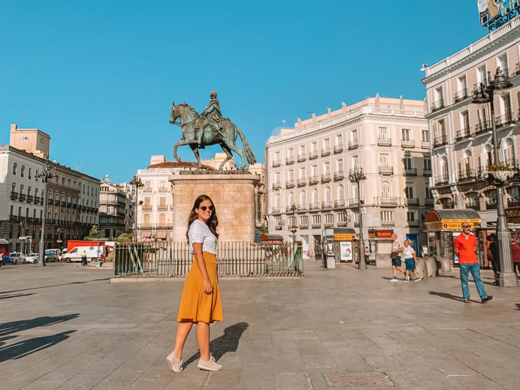 Praça Puerta del Sol em Madri