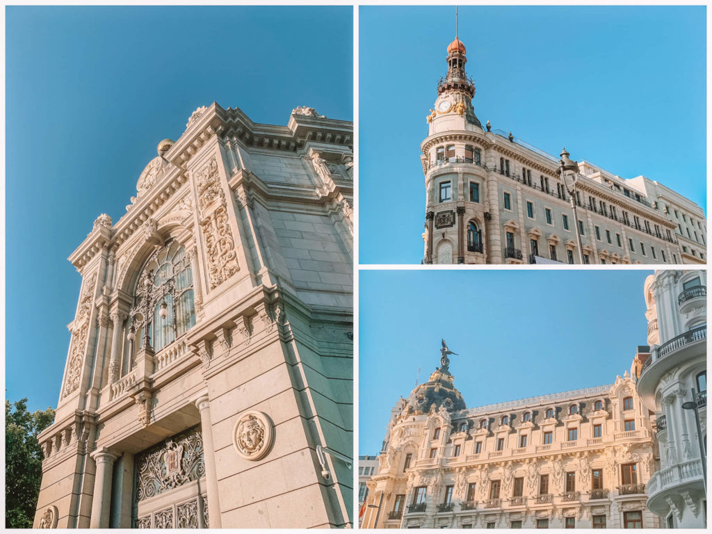 A arquitetura de Madri é linda! 